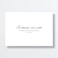 Vintage Flourish Save The Date Cards Pure White Signature smooth No Standard