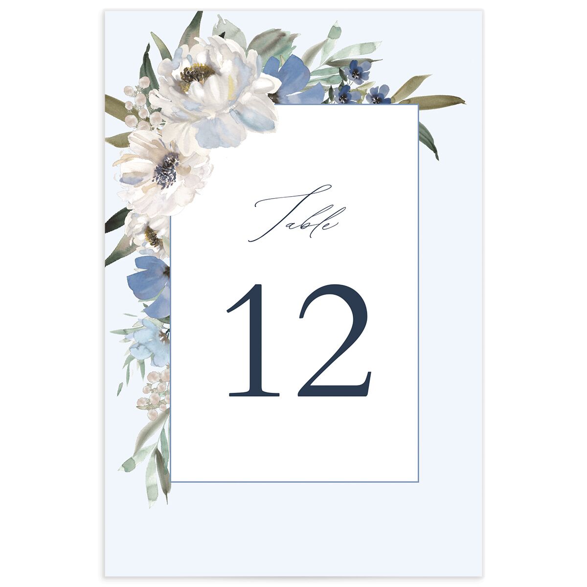 Romantic Frame Table Numbers