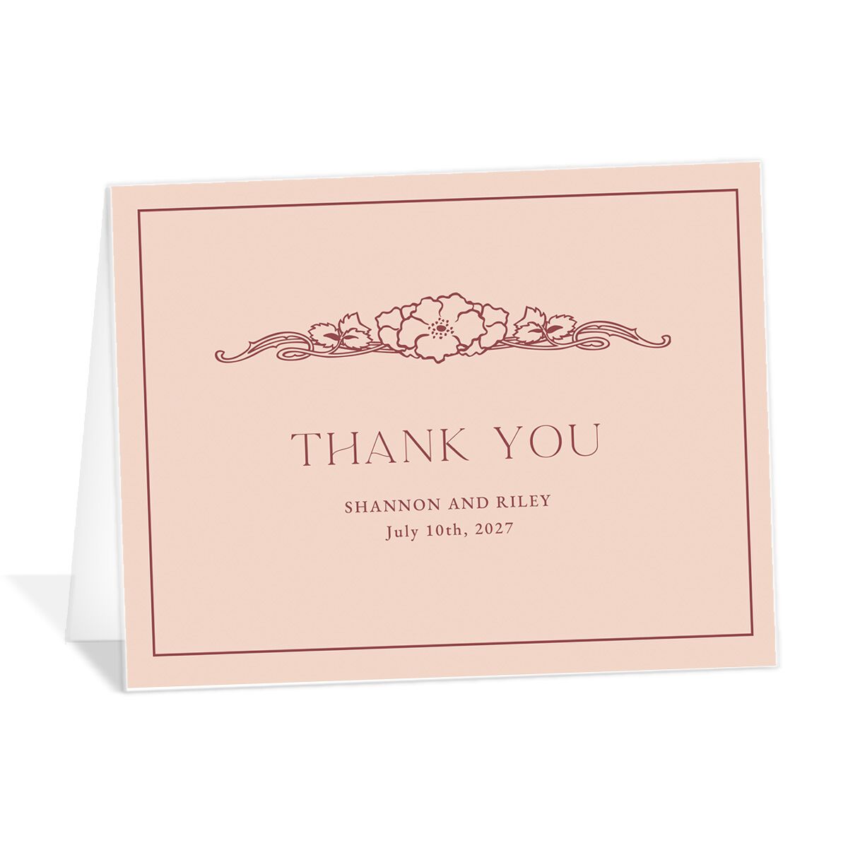 Antique Nouveau Thank You Cards
