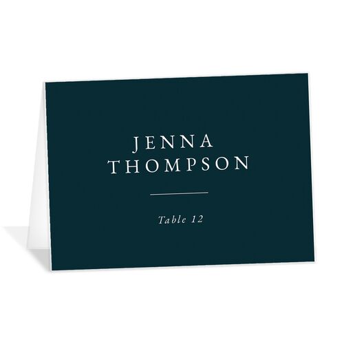 Greenery Laurel Place Cards Deep Lake Recycled