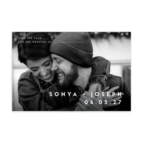 Simply Modern Save the Date Postcards
