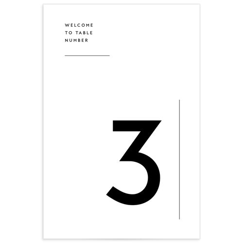 Simply Modern Table Numbers