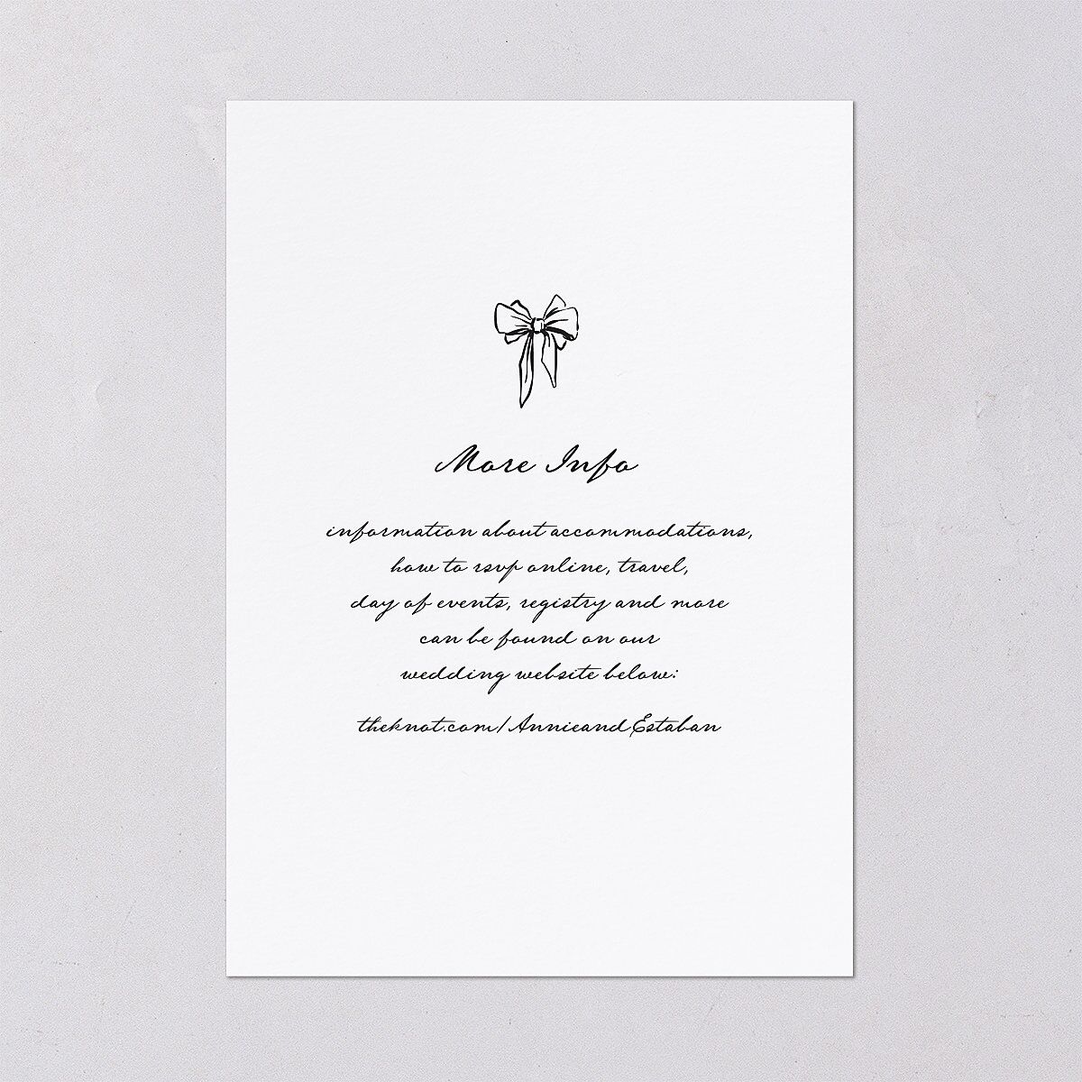 Vintage Candelabra with Bow Wedding Invitations Charcoal Signature Blank No Standard