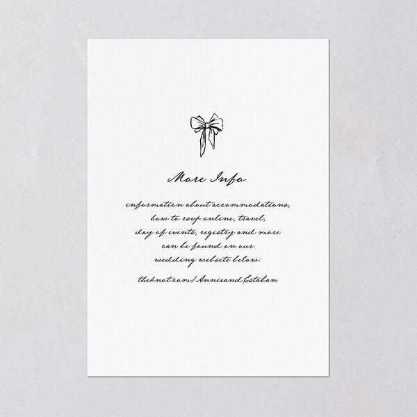 Vintage Candelabra with Bow Wedding Invitations Charcoal Signature Blank No Standard