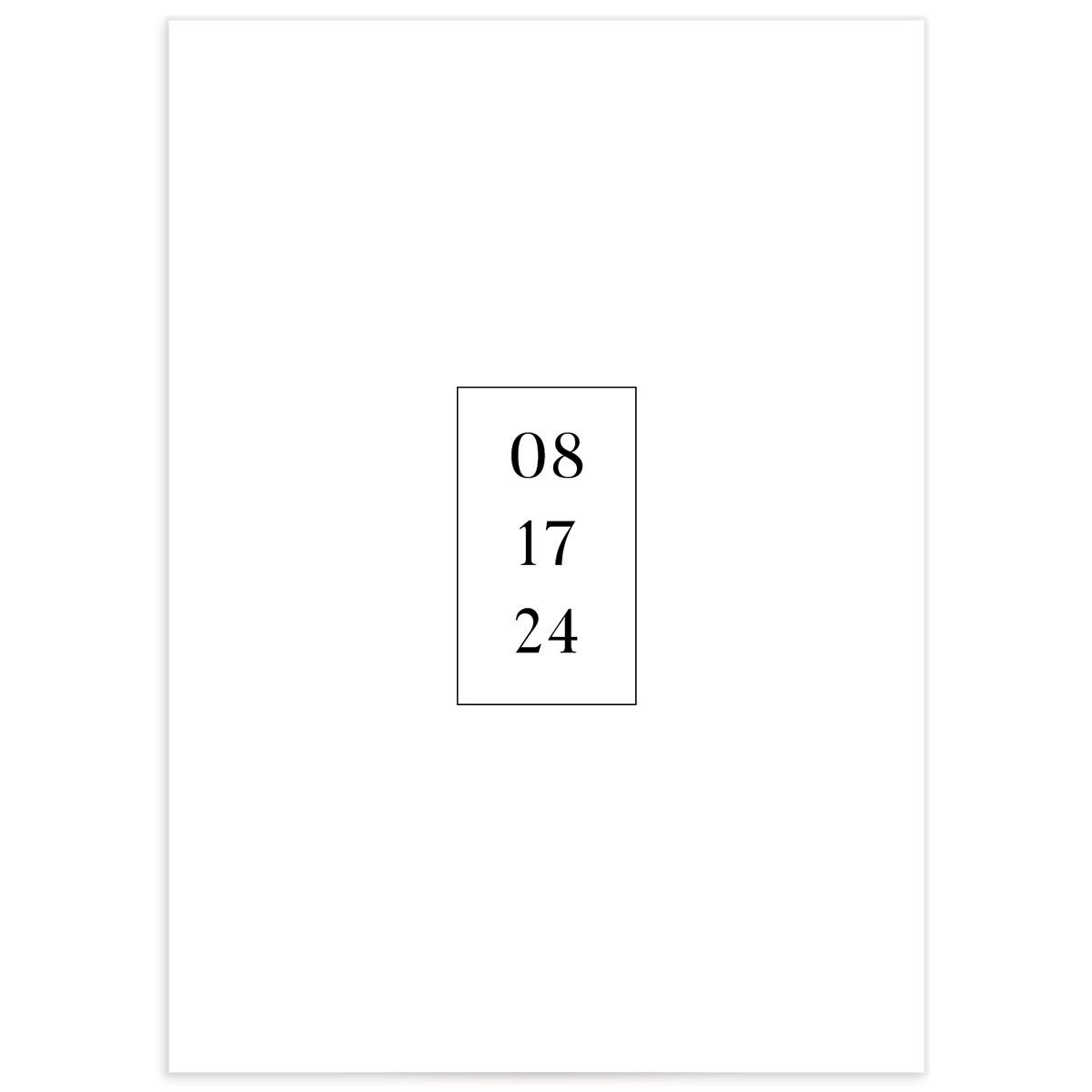 Minimal Photograph Wedding Response Cards — view 2