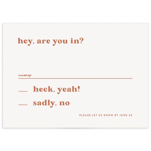 Retro Floral Wedding Response Cards Camel Signature