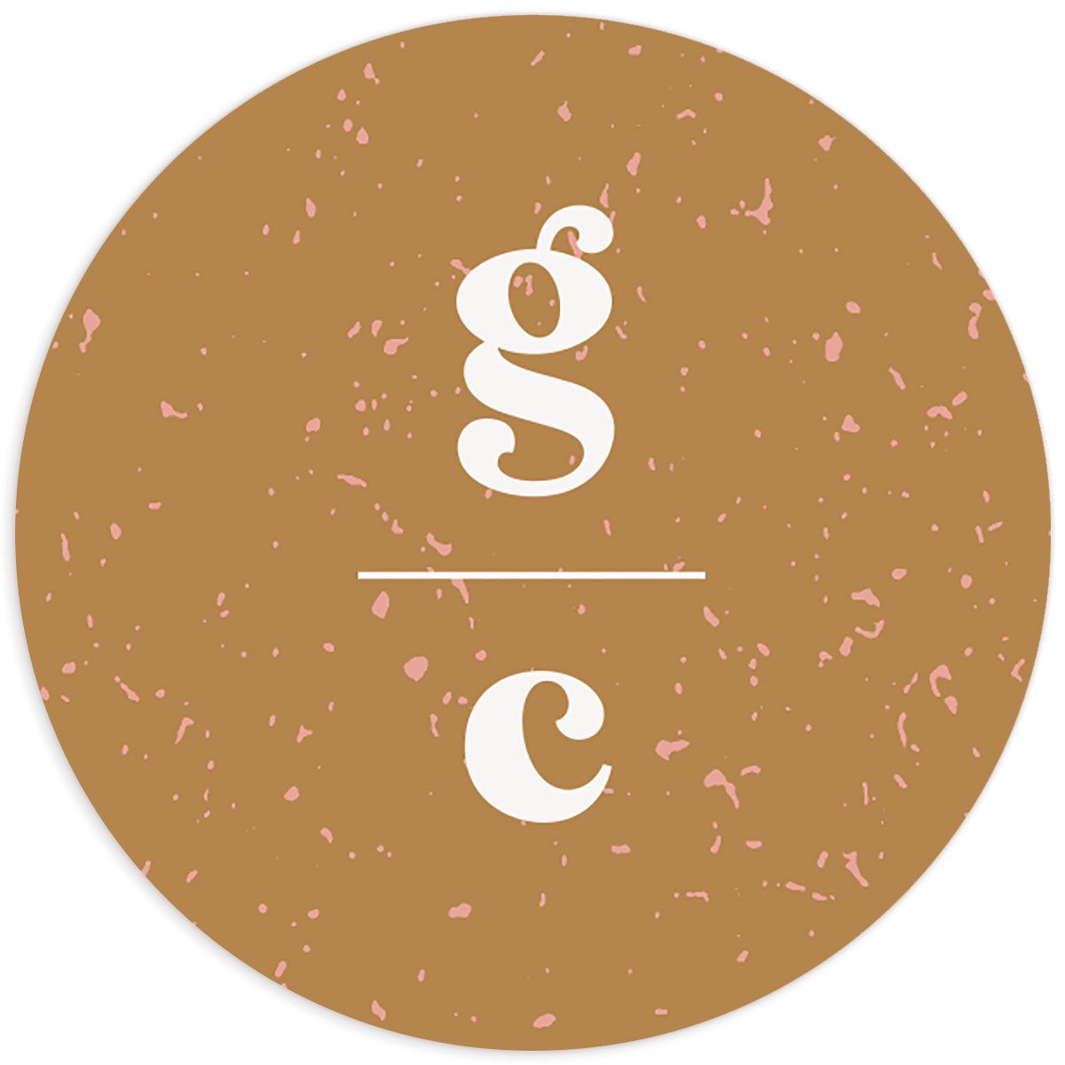 Retro Floral Wedding Stickers