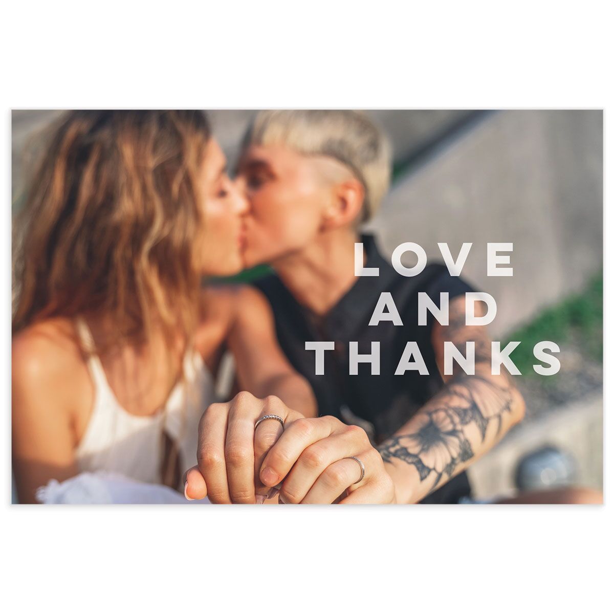 Modern Floral Thank You Postcards