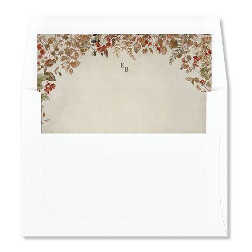 Mushroom Garden Fairytale Envelope Liners Midnight Standard