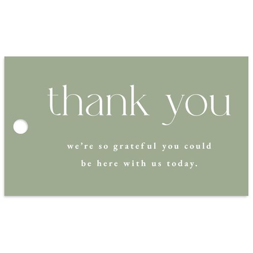 Striking Scene Favor Gift Tags Thyme Signature