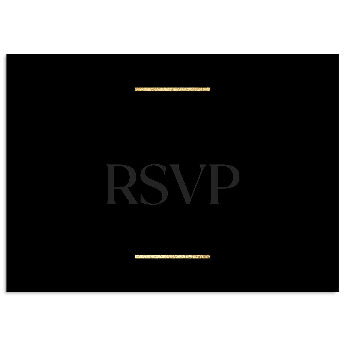 Gilded Bold Wedding Response Cards
