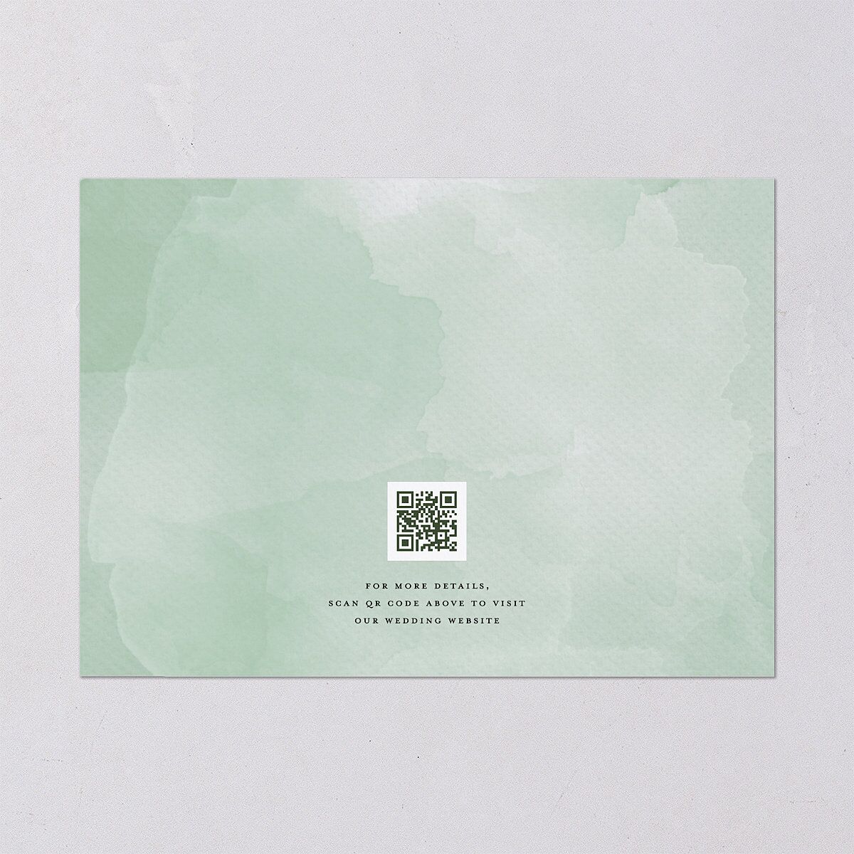 Shining Greenery Save the Date Cards — view 3