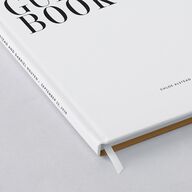 Minimal Chic Wedding Guest Book Pure White
