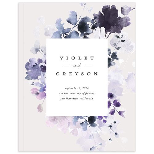 Ethereal Floral Wedding Guest Book
