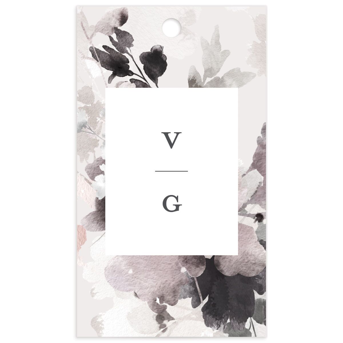 Ethereal Floral Favor Gift Tags