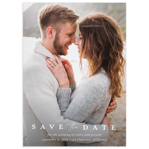 Ethereal Floral Save The Date Cards