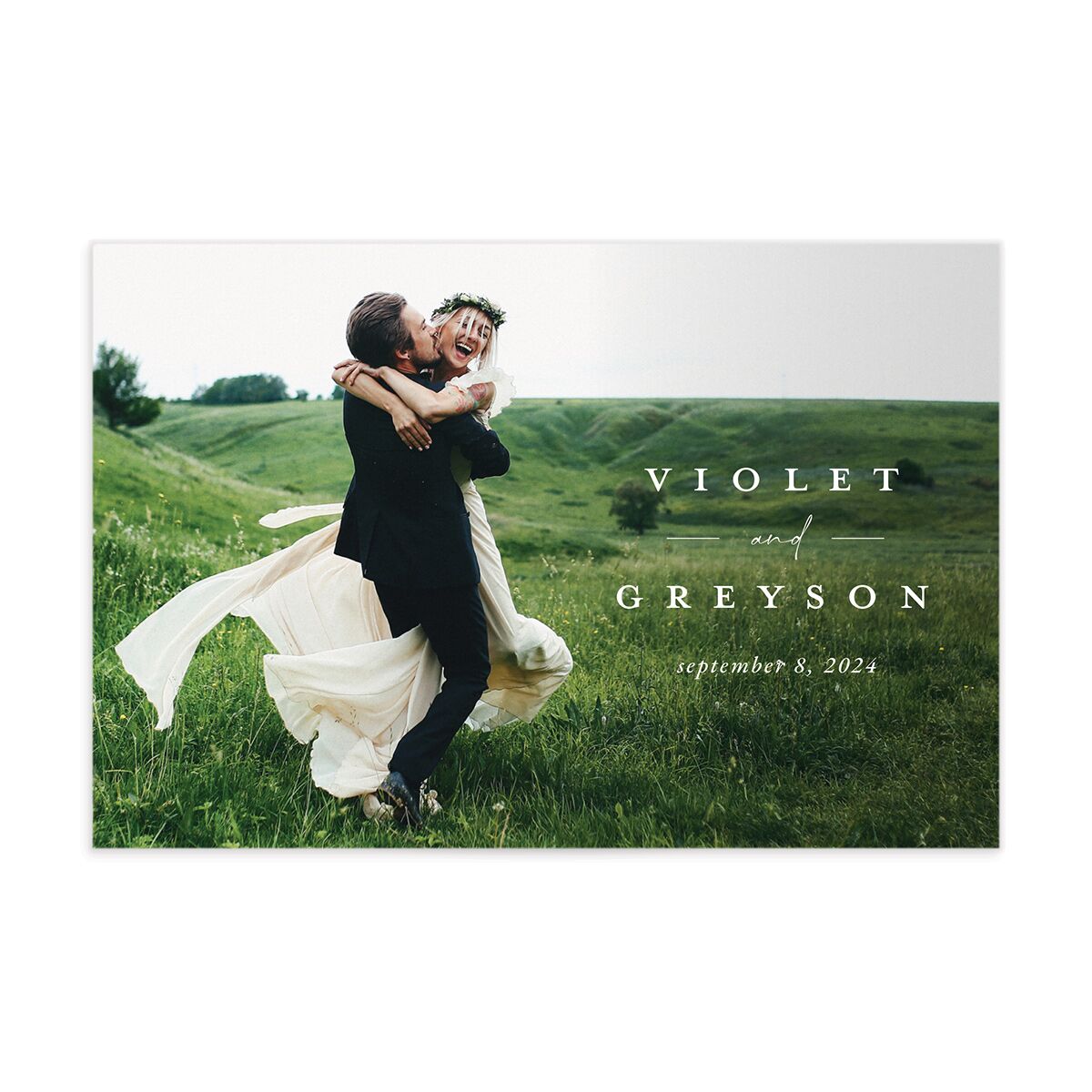 Ethereal Floral Thank You Postcards