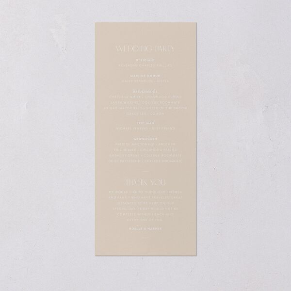 Vintage Nouveau Floral Wedding Programs Merlot Signature