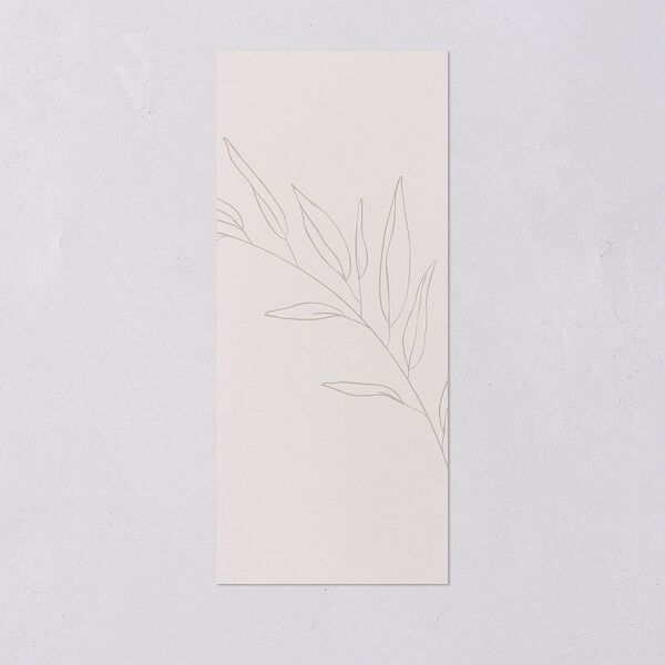 Captured Love Menus Pure White Signature