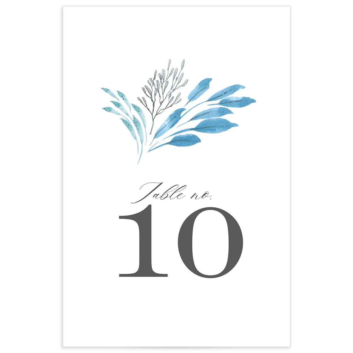 Elegant Beach Table Numbers