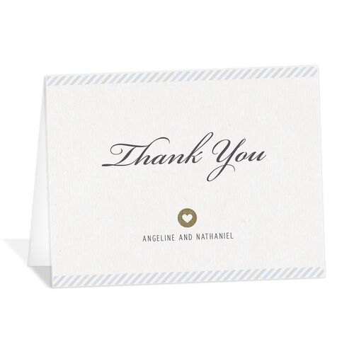 Vintage Boarding Pass Thank You Cards - 