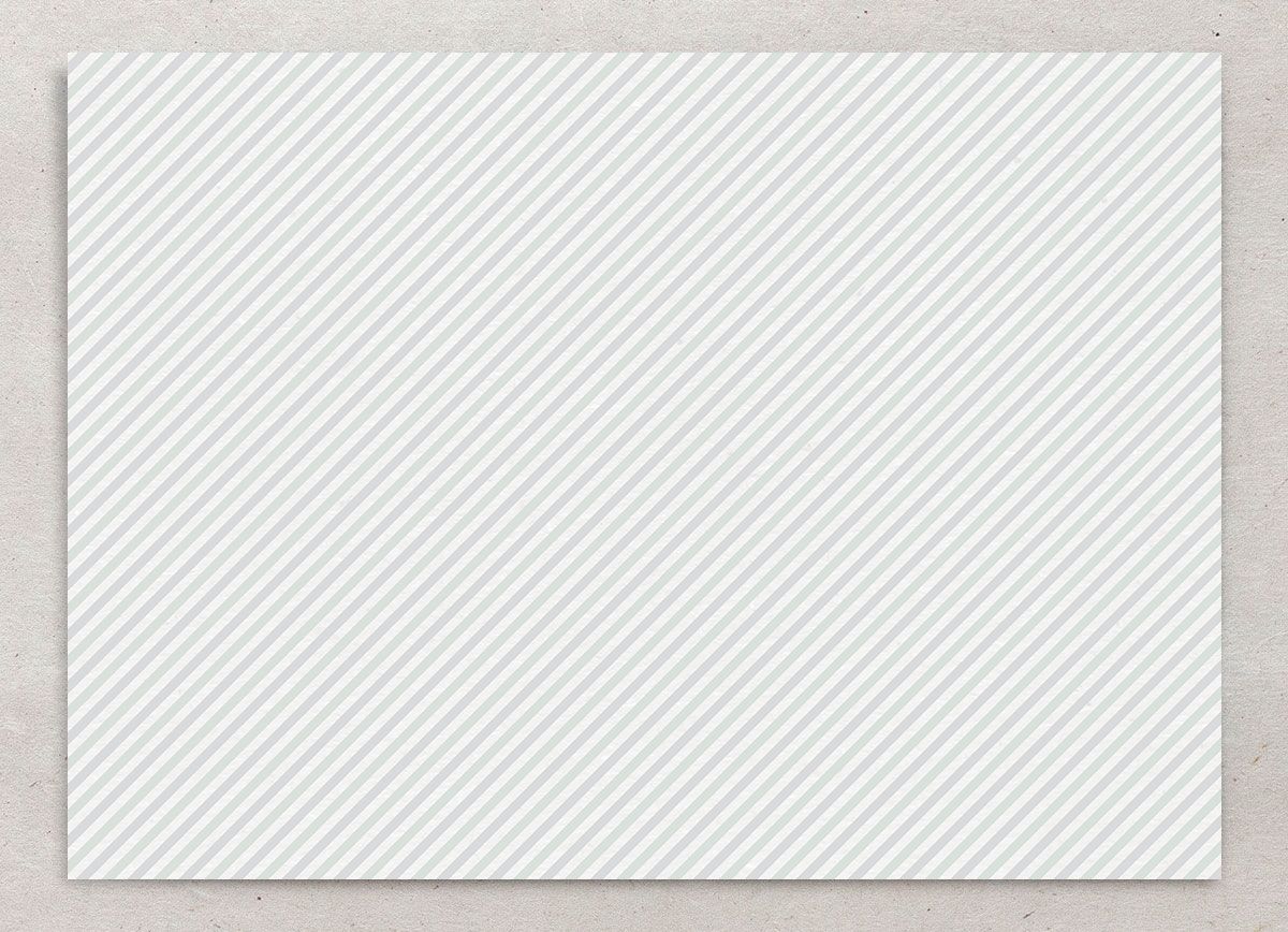 Classic Boarding Pass Wedding Invitations back in green