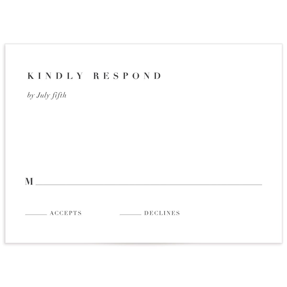 Marbled Canvas Wedding Response Cards