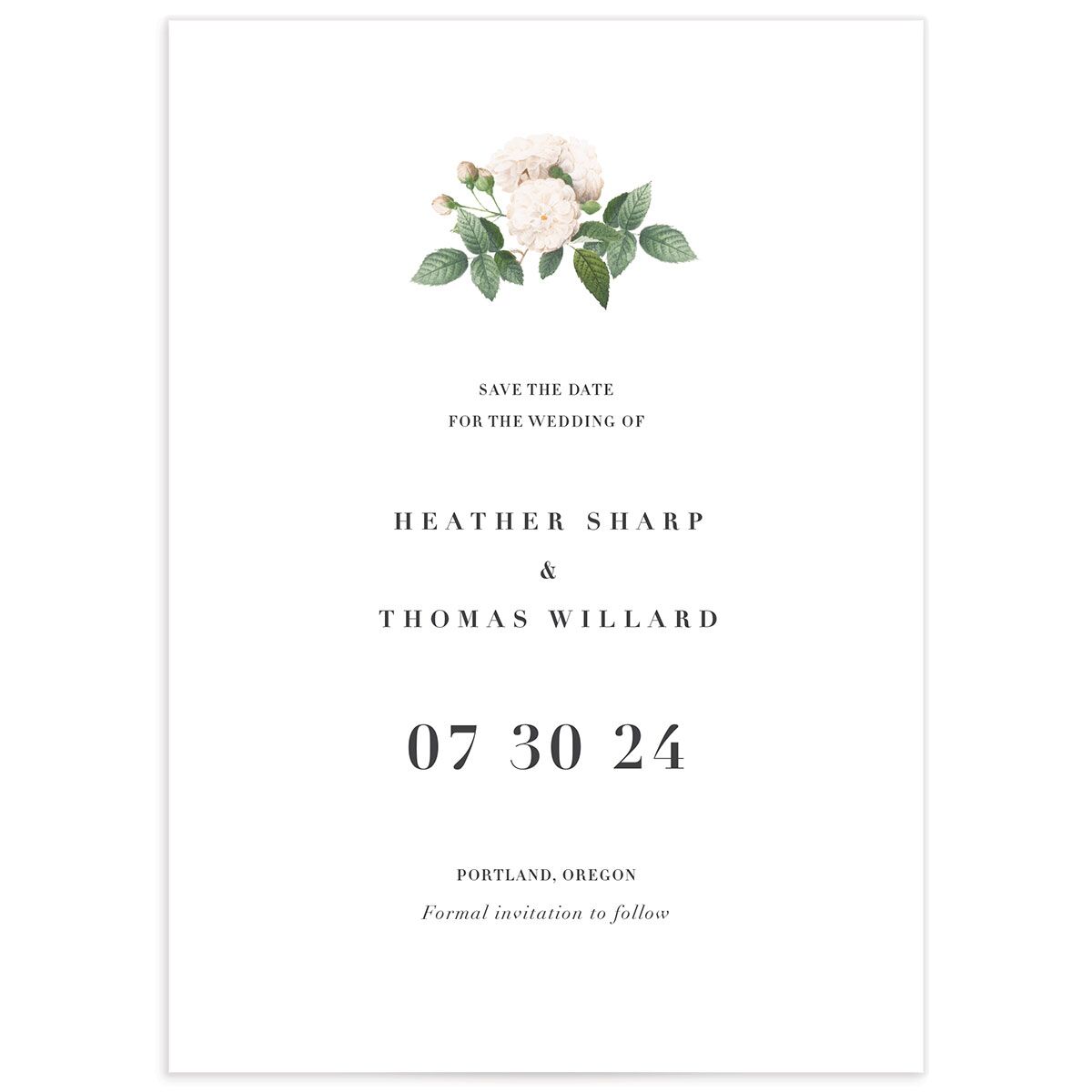 Timeless Blooms Thank You Cards | WeddingWire 