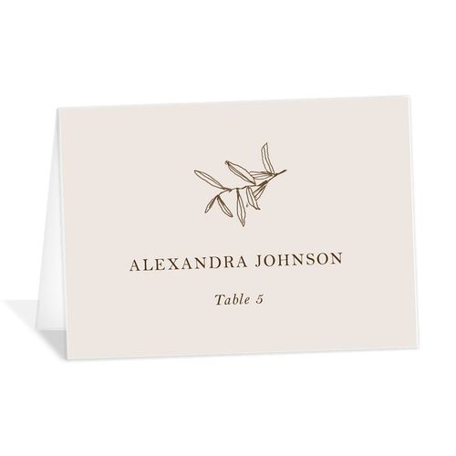 Mediterranean Olive Place Cards