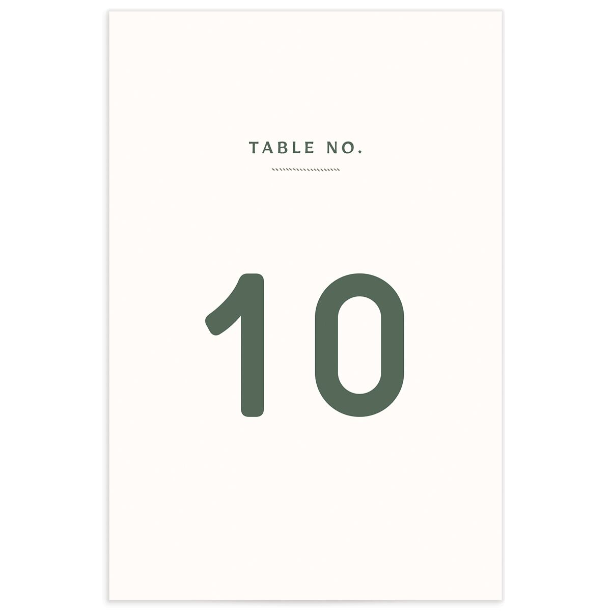 Country Farm Table Numbers