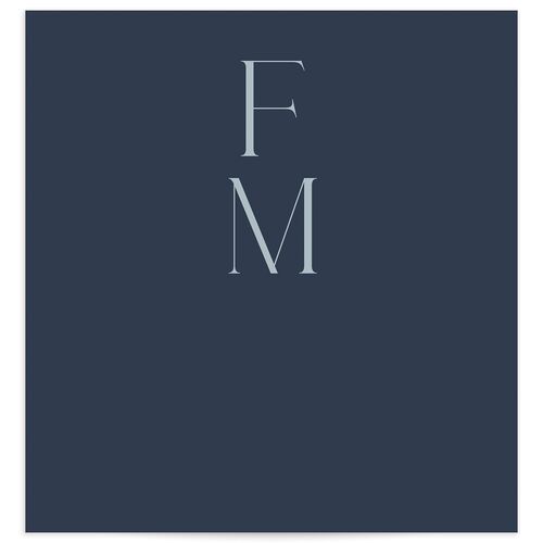 Modern Initials Standard Envelope Liners - 