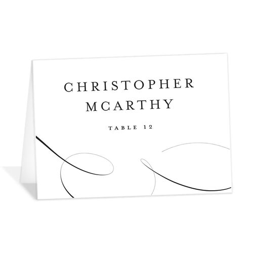Classic Calligraphy Place Cards