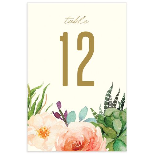 Lush Blooms Table Numbers