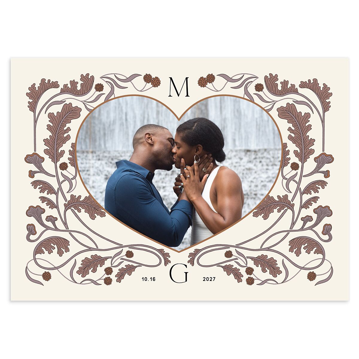 Climbing Leaves Save the Date Cards