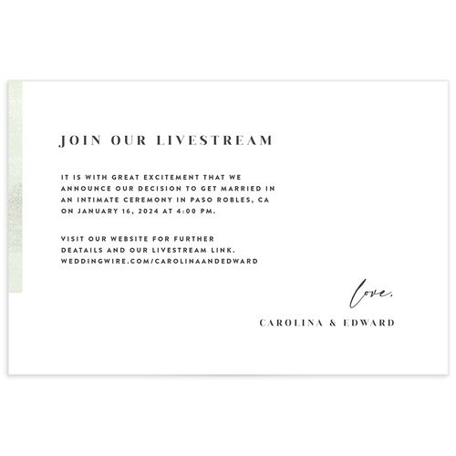 Simple Touches Change the Date Postcards Jewel Green