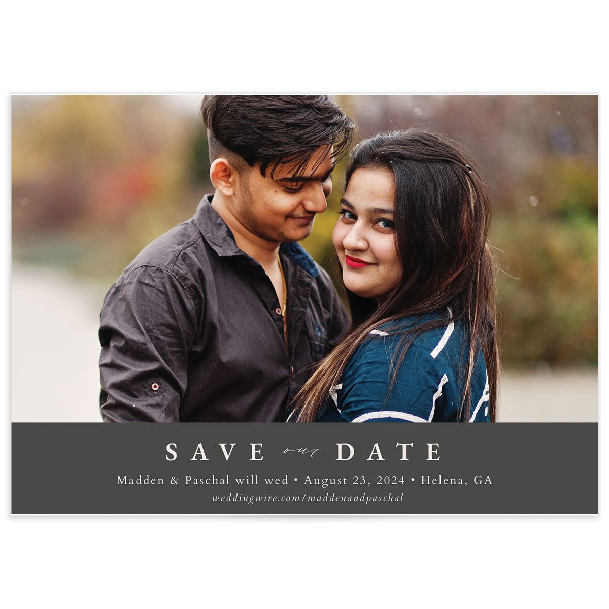 Timeless Monogram Save the Date Cards