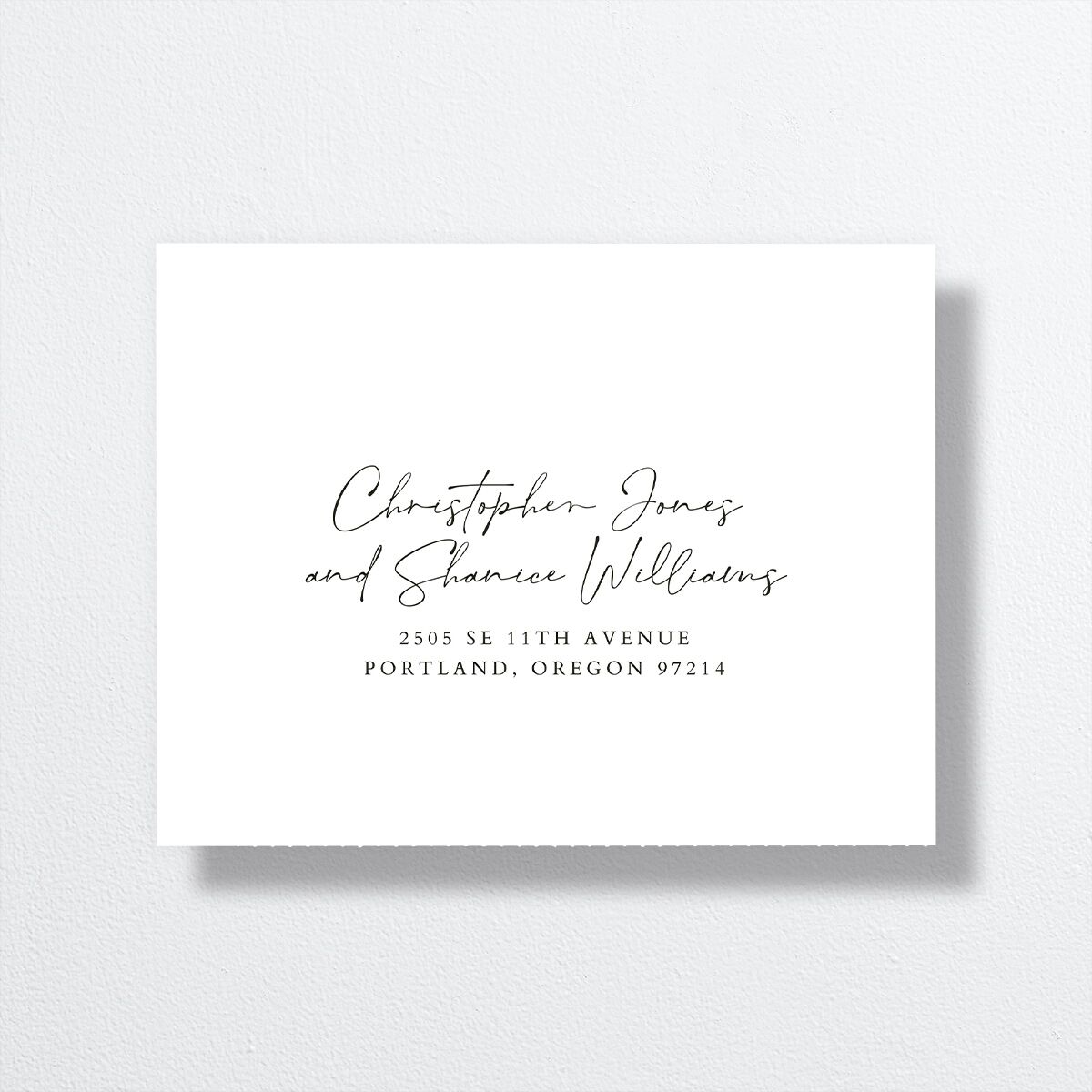 Rustic Reflection All-in-One Wedding Invitations — view 5