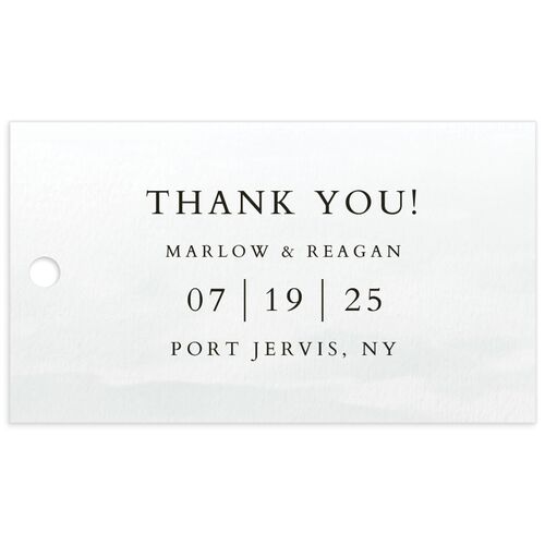 Rustic Reflection Favor Gift Tags - 