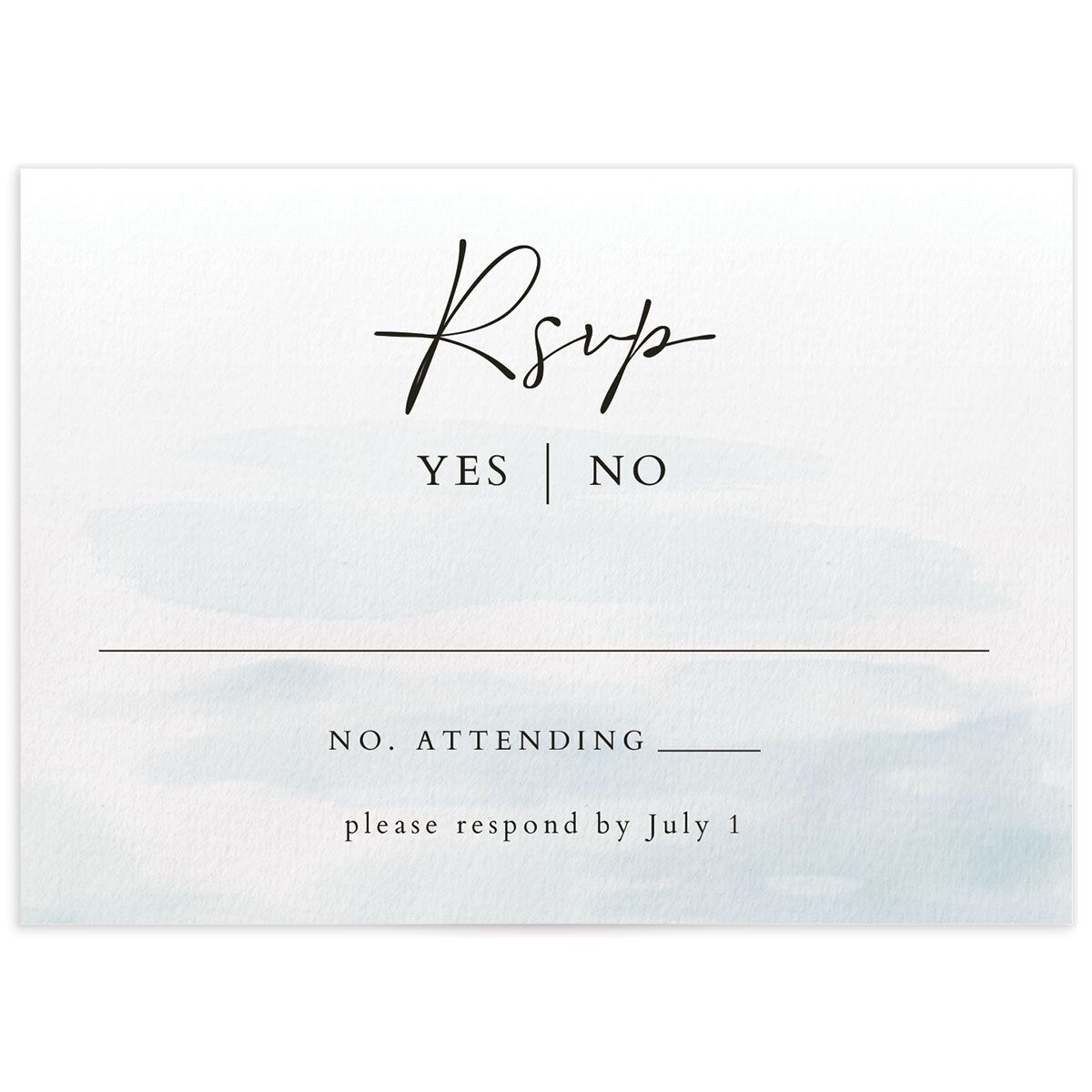 Rustic Reflection Wedding Response Cards
