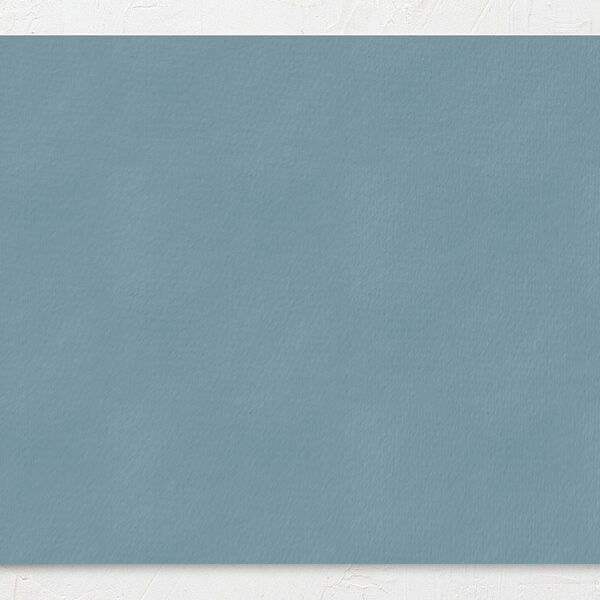 Rustic Reflection Save The Date Cards Dusty Blue Signature smooth No