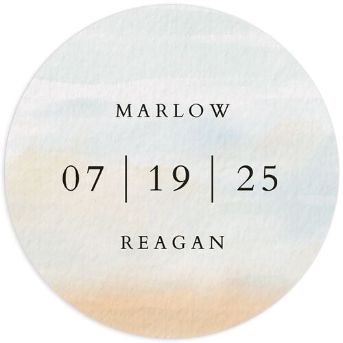 Rustic Reflection Wedding Stickers - 