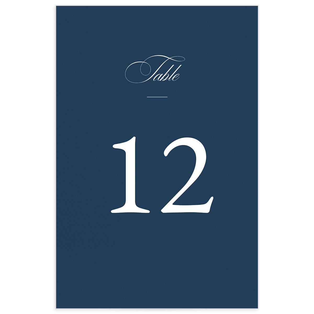 Formal Nautical Table Numbers