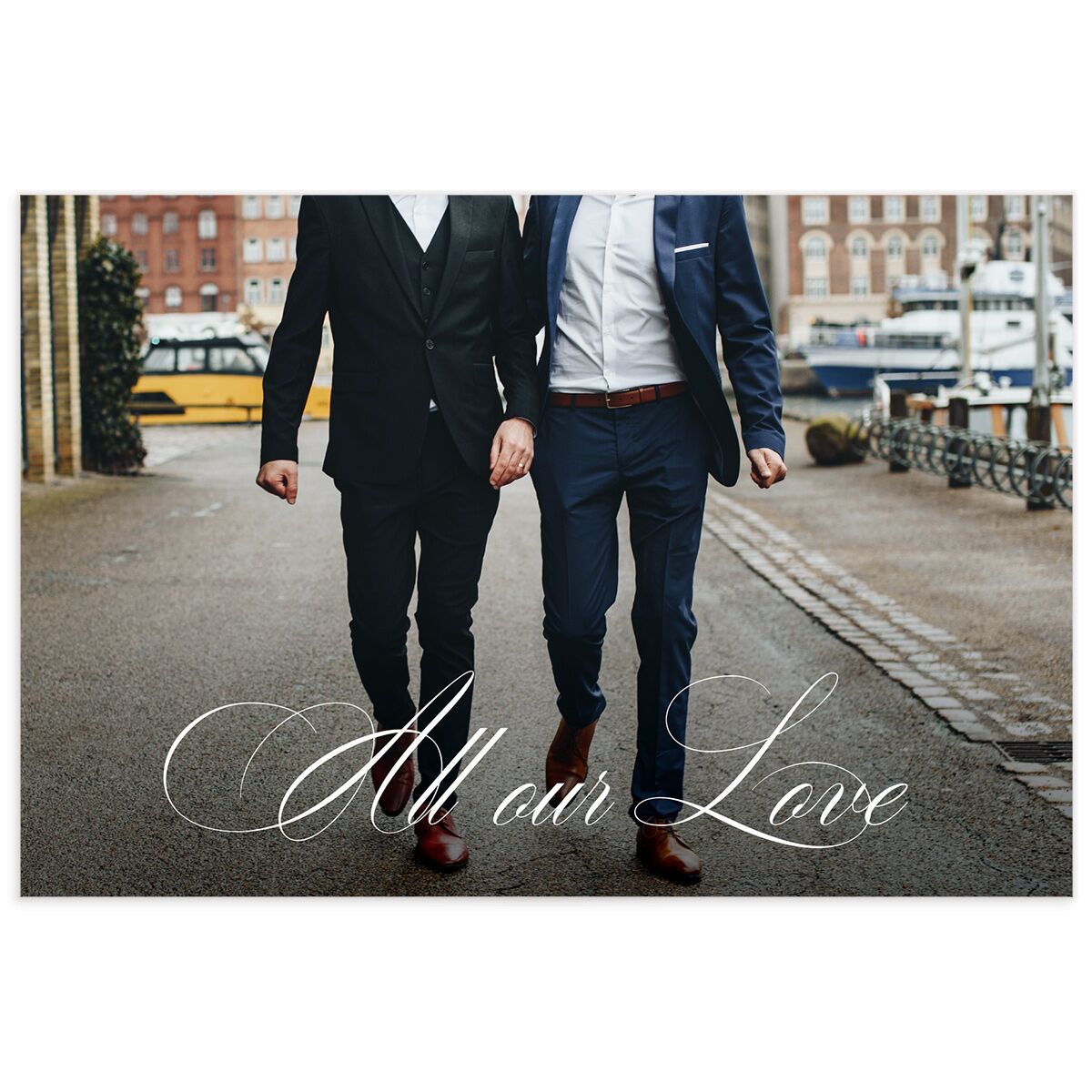 Formal Nautical Thank You Postcards
