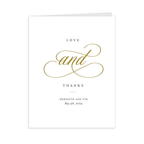 Delicate Embellishment Thank You Cards - 