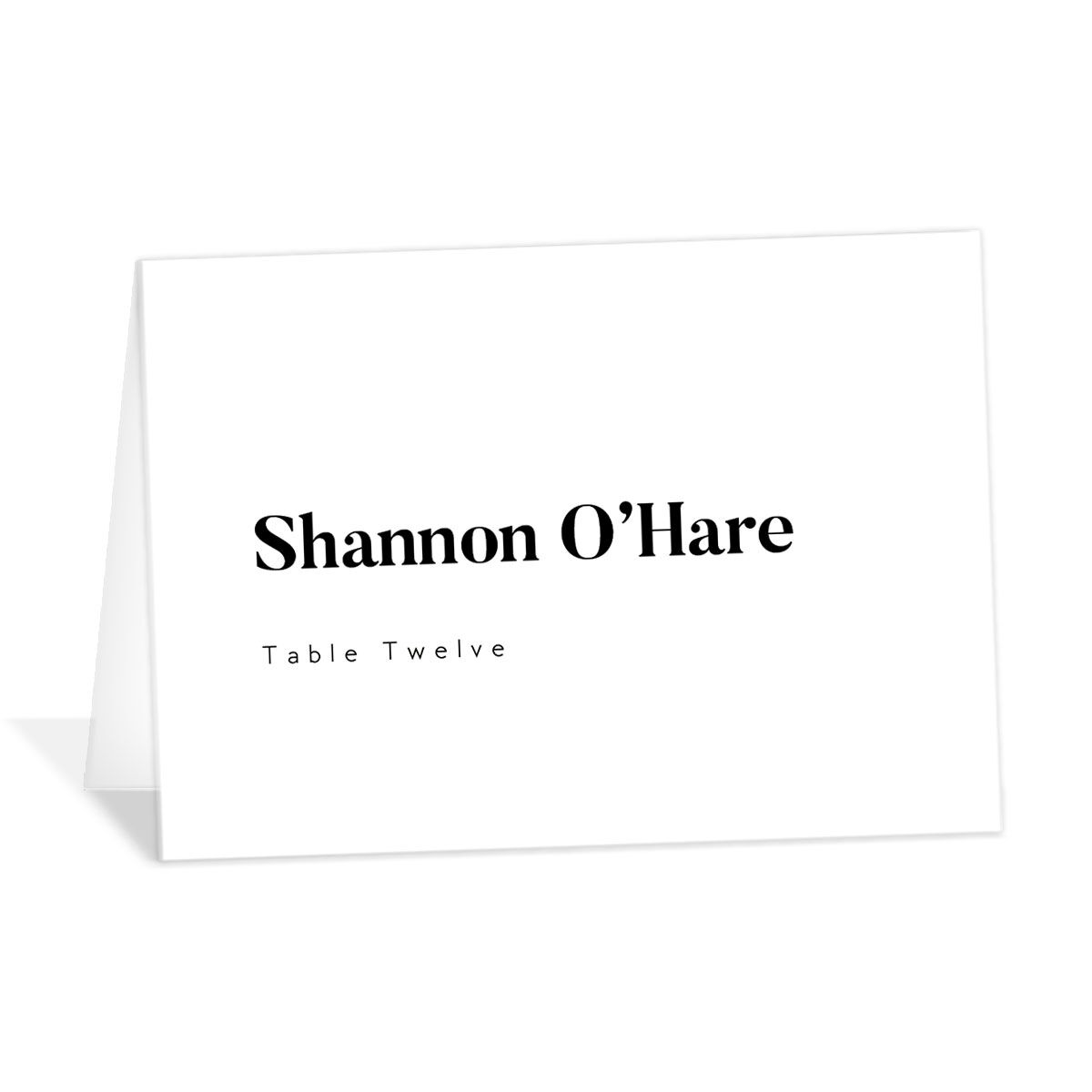 Modern Bold Place Cards