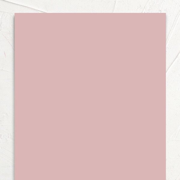 Floral Border Wedding Invitations Desert Rose Signature No