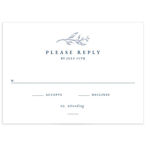 Delicate Blooms Wedding Response Cards - 