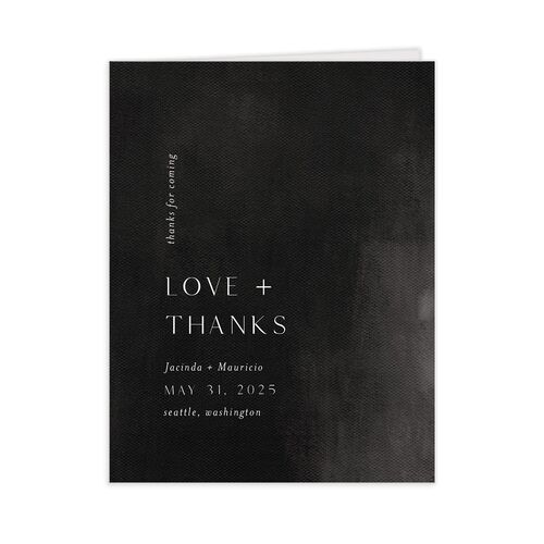 Painted Canvas Thank You Cards - 