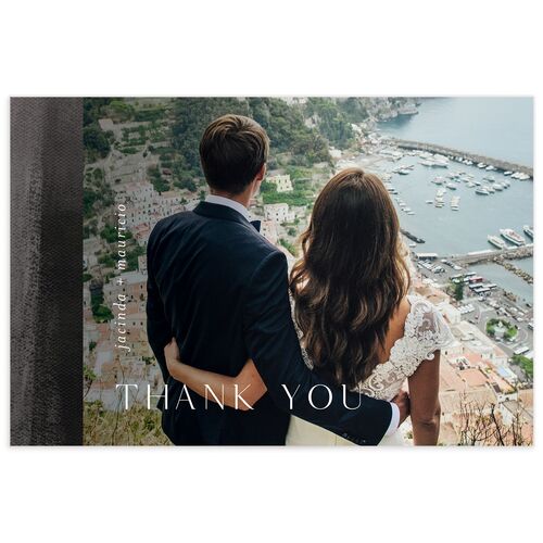 Painted Canvas Thank You Postcards - 