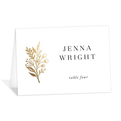 Gilded Garland Place Cards